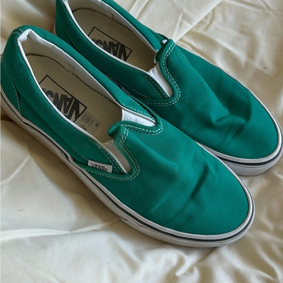 Vans Emerald Green Slip-On Shoes - Picture 3 of 6